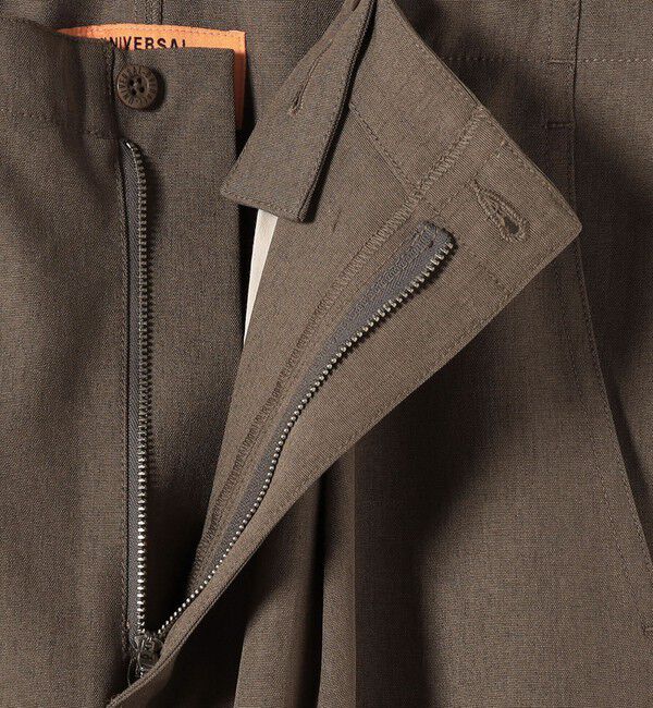 SHIPS any「UNIVERSAL OVERALL:〈洗濯機可能〉サスペンダー タック サロペット 25AW」|オールインワン|