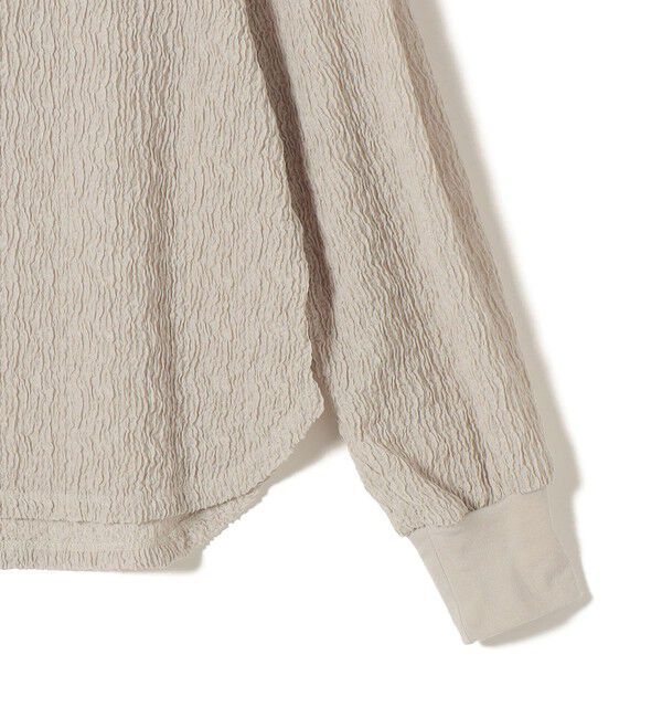 SHIPS for women「〈手洗い可能〉ランダム ブルーゼ 袖 タック プルオーバー」|Tシャツ・カットソー|