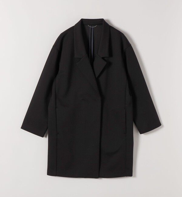 quaranciel「quaranciel:〈手洗い可能〉ジャージー テーラード ジャケット コート」|チェスターコート|