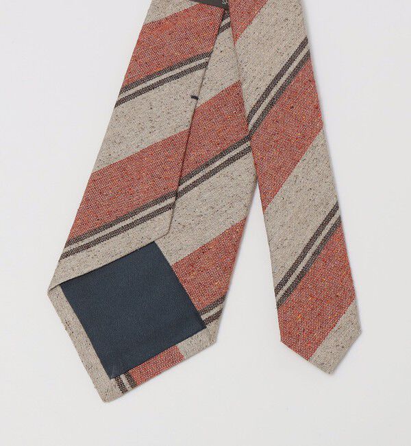 SHIPS「Puccini: シルク メランジ レジメンタル ネクタイ」|ネクタイ・蝶ネクタイ|