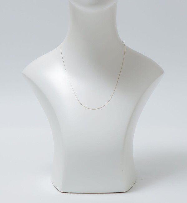 SHIPS「City Ambient Products: K10YG PLANER CHAIN NECKLACE」|ネックレス|