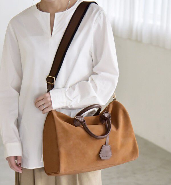 quaranciel「quaranciel: 2way チャーム ビッグ ボストン バッグ」|ボストンバッグ|