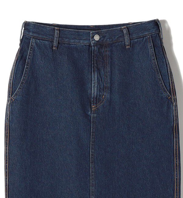 SHIPS for women「SHIPS Primary Navy Label:ワンウォッシュ 5ポケット デニム スカート」|スカート|