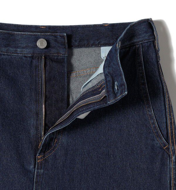 SHIPS for women「SHIPS Primary Navy Label:ワンウォッシュ 5ポケット デニム スカート」|スカート|