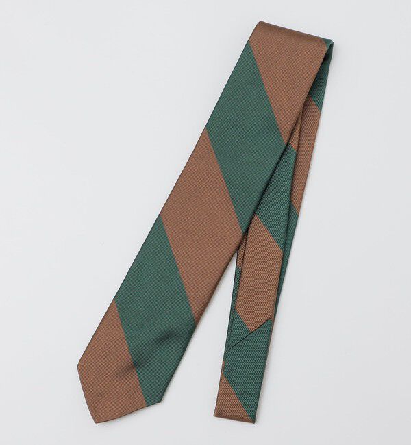 SHIPS「【SHIPS別注】TUDOR ROSES: シルク レップ ワイド ストライプ ネクタイ」|ネクタイ・蝶ネクタイ|