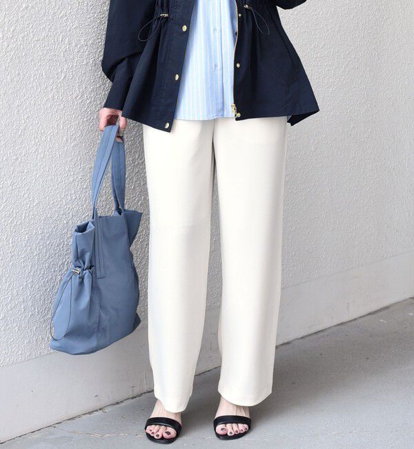 SHIPS Colors 「SHIPS Colors:〈手洗い可能〉カット ジョーゼット イージーパンツ（セットアップ対応可能）」|その他|