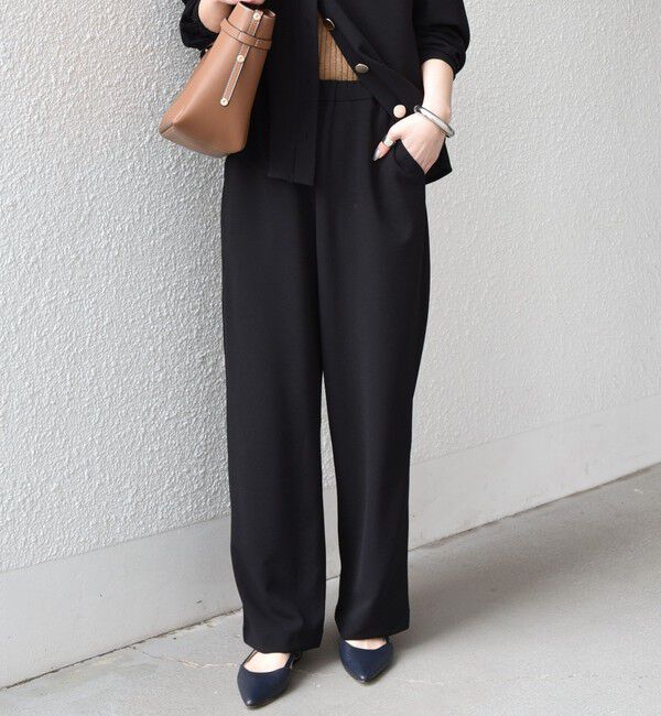 SHIPS Colors 「SHIPS Colors:〈手洗い可能〉カット ジョーゼット イージーパンツ（セットアップ対応可能）」|その他|