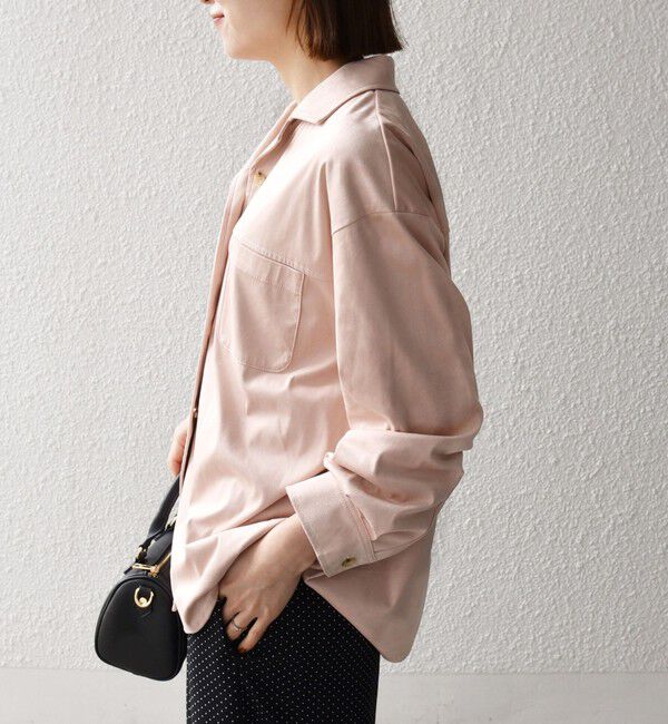 SHIPS any「SHIPS any:〈洗濯機可能〉ポリエステル スエード ポケット シャツ ジャケット」|その他|