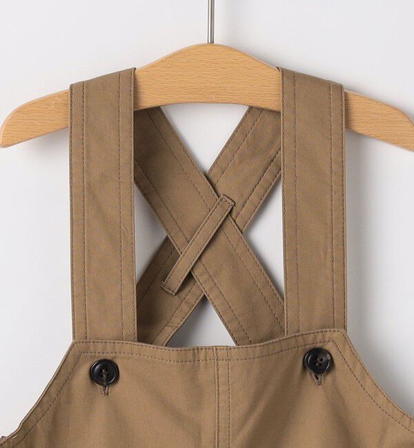 SHIPS KIDS「SHIPS KIDS:80～90cm / ベビー コットン オーバーオール」|その他ベビーウェア|