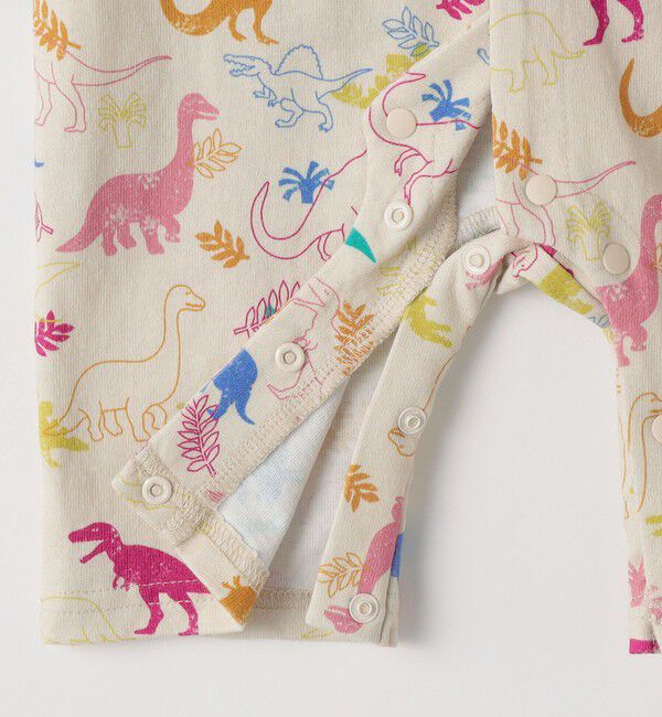 SHIPS KIDS「SHIPS KIDS:70～80cm / ダイナソー ロンパース」|ロンパース|