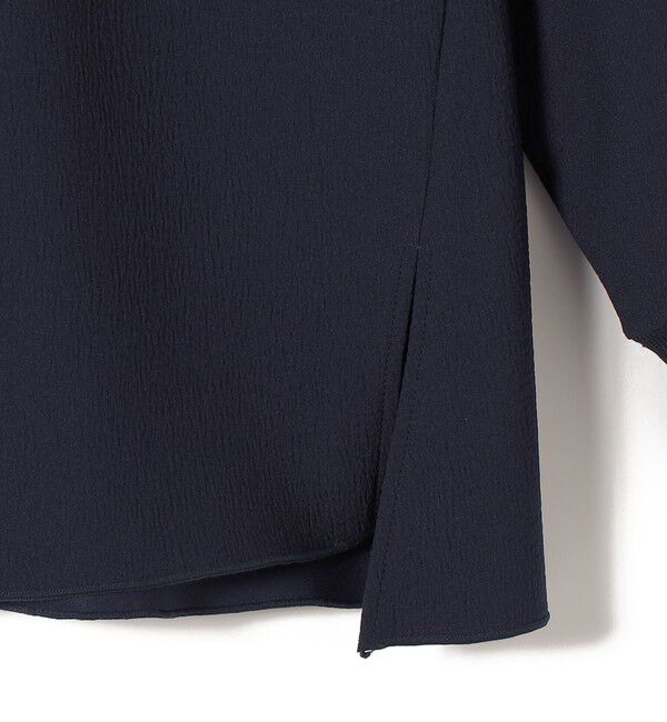 SHIPS for women「〈洗濯機可能〉アンティーク ダンボール 袖 リブ プルオーバー」|Tシャツ・カットソー|