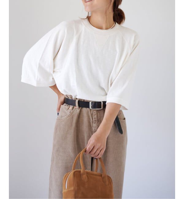 OUTDOOR PRODUCTS Usual Things「スラブストレッチ5SSスウェット」|Tシャツ・カットソー|ホワイト