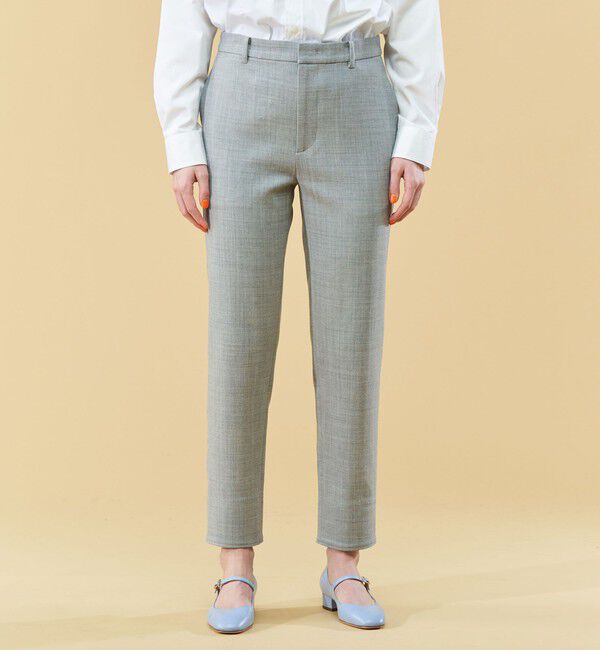 GALERIE VIE「スポンジウール バックスリットパンツ」|スラックス|