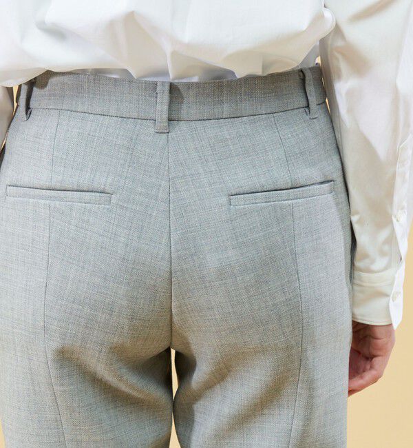 GALERIE VIE「スポンジウール バックスリットパンツ」|スラックス|