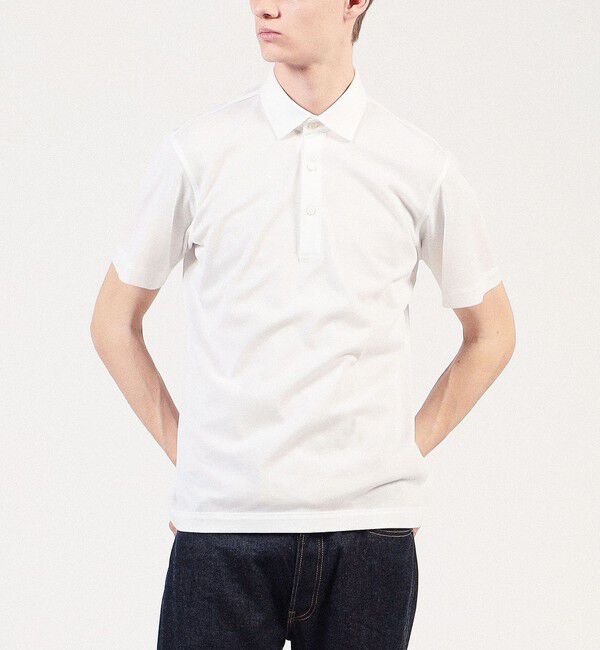 TOMORROWLAND MENS「コットンメッシュ ポロシャツ」|ポロシャツ|