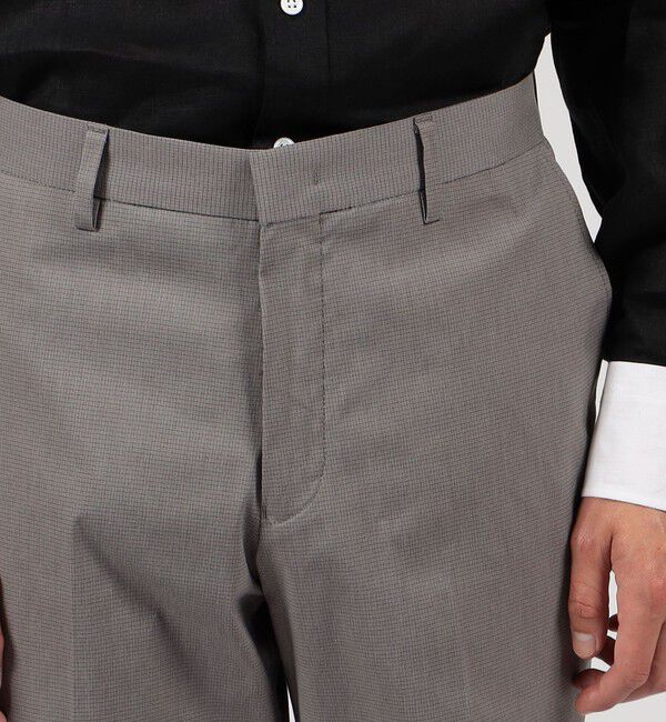 TOMORROWLAND MENS「コットンナイロンポリウレタン スリムパンツ」|チノ|