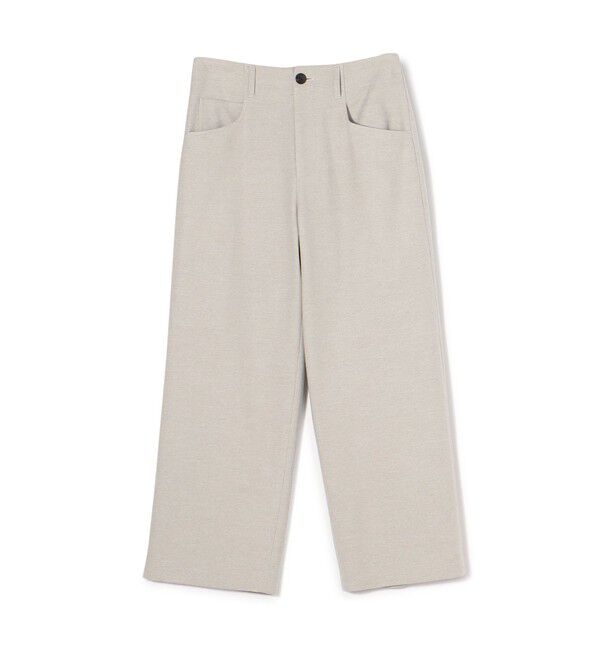 GALERIE VIE「ウールサキソニー セミワイドパンツ」|その他|13 ライトグレー