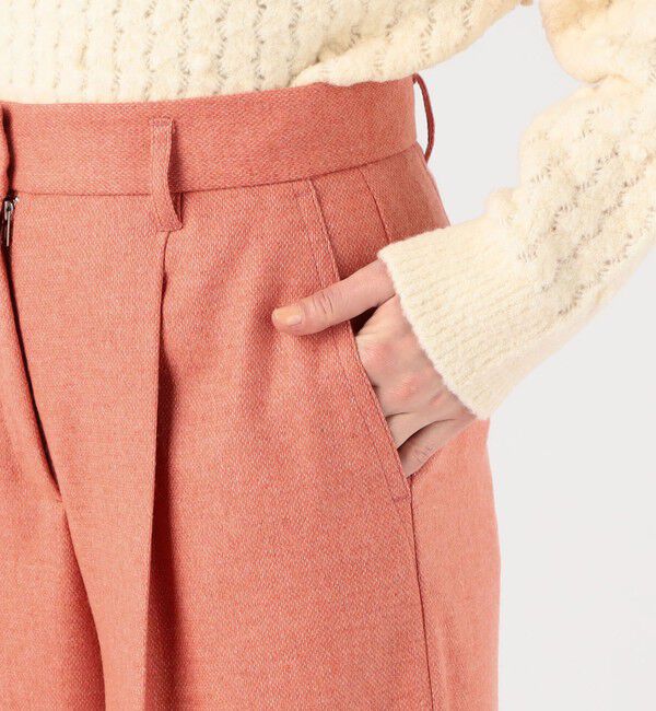 Ballsey「メランジカルゼ タックワイドパンツ」|その他|