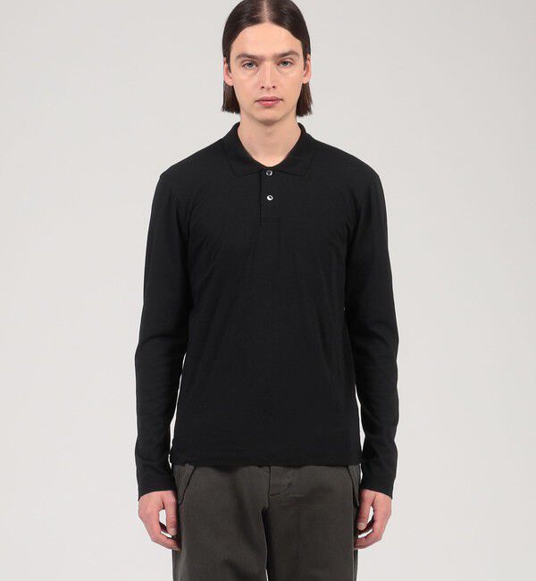 JAMES PERSE「ラックスロータス ロングスリーブポロシャツ MELJ3347」|ポロシャツ|
