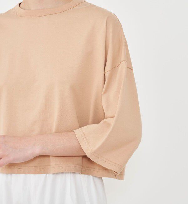 GALERIE VIE「コンパクトジャージー ワイドプルオーバー」|Tシャツ・カットソー|