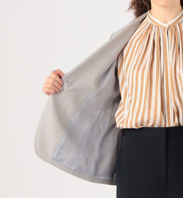 TOMORROWLAND collection「シャイニーピンヘッド シングル1Bジャケット」|テーラードジャケット|