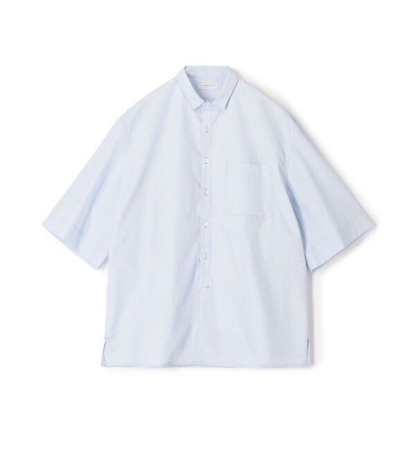 TOMORROWLAND MENS「コットン ショートスリーブシャツ」|シャツ・ブラウス|62 ライトブルー系