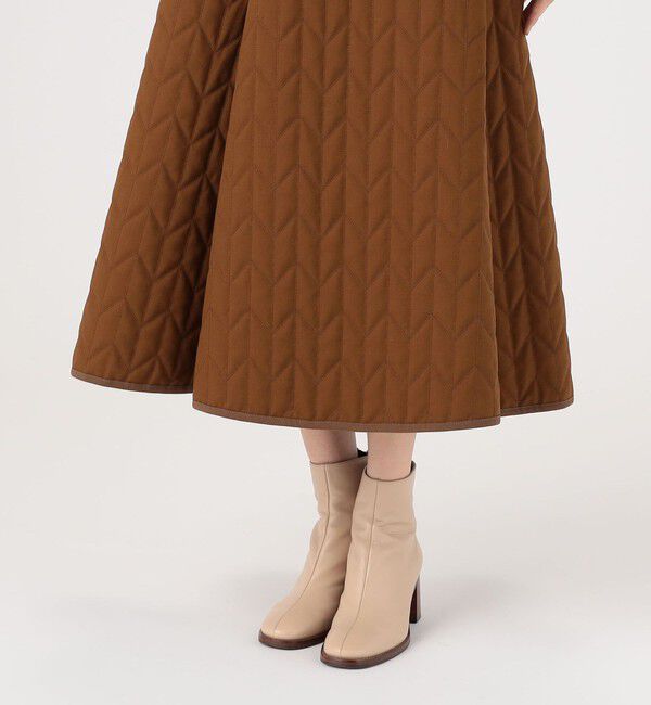 TOMORROWLAND BUYING WEAR「UNION LAUNCH キルティング フレアスカート」|フレア|