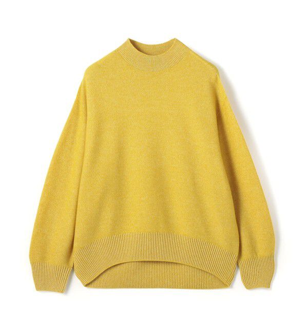 GALERIE VIE「カシミヤコットン ビルドネックプルオーバー」|ニット・セーター|23 イエロー