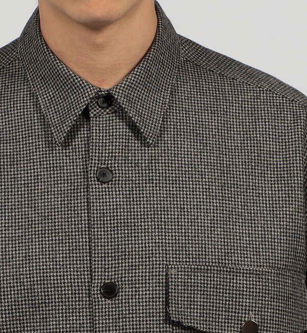 TOMORROWLAND MENS「2/90ミルドウール シャツ」|シャツ・ブラウス|