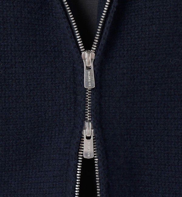 GALERIE VIE「スコットランドウール ジップアップカーディガン」|ニット・セーター|