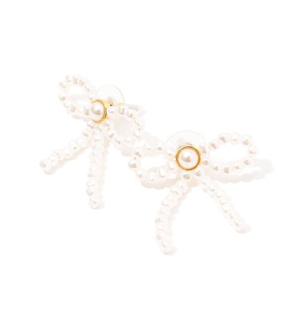 TOMORROWLAND GOODS「LELE SADOUGHI PEARL BOW ピアス」|ピアス|