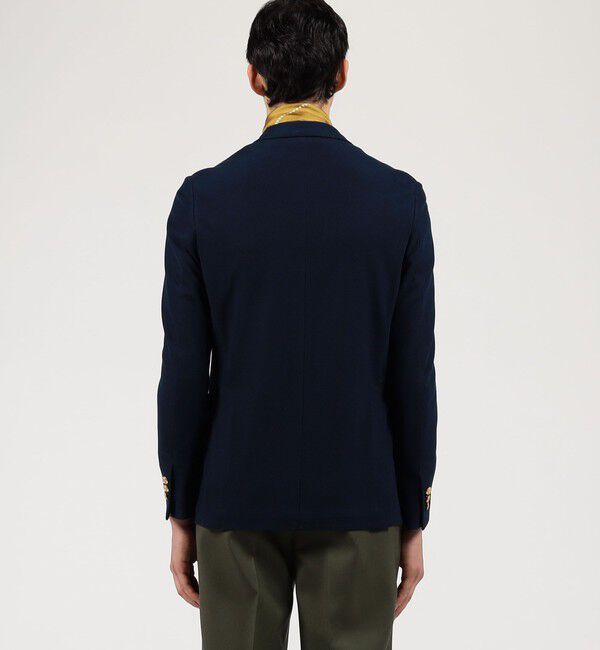 TOMORROWLAND MENS「コットンダブルニット ダブルブレステッド6Bブレザー DONDY」|テーラードジャケット|