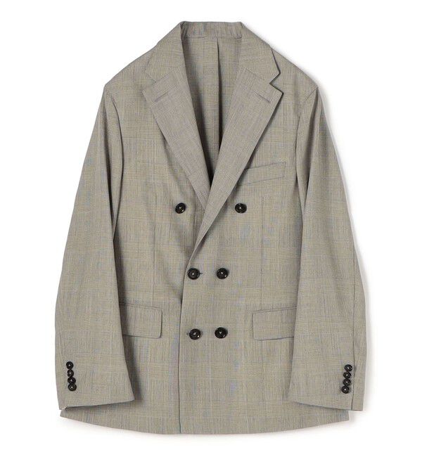 TOMORROWLAND MENS「ウールシルク ダブルブレステッド 6Bジャケット」|テーラードジャケット|18 グレー系