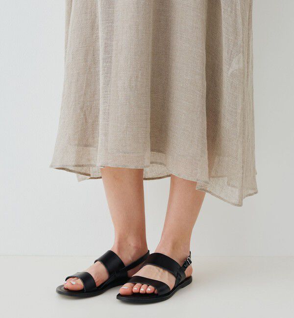 GALERIE VIE「リノカラミ ギャザーワンピース」|ワンピース|