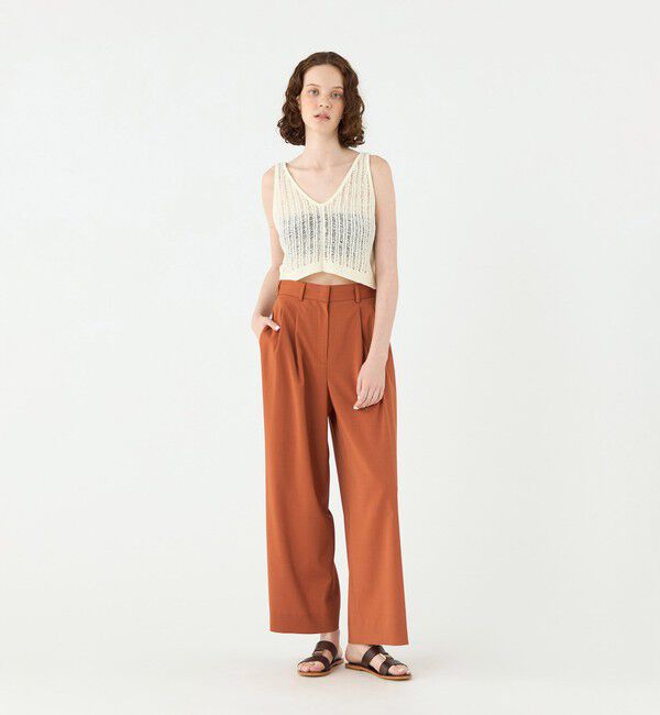 Ballsey「チュールテープ ショートプルオーバー」|ニット・セーター|