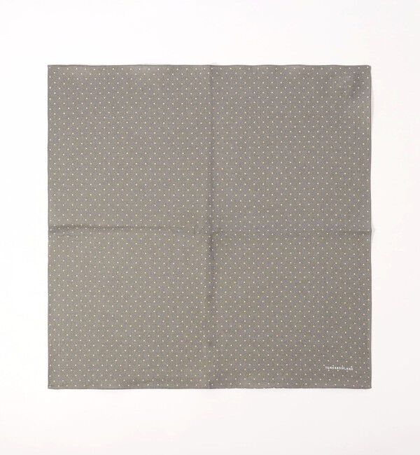 TOMORROWLAND GOODS「TOMORROWLAND コットンリネン ドットハンカチ」|ハンカチ|