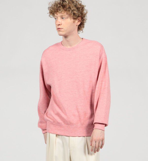 TOMORROWLAND MENS「TOMORROWLAND Tricot ウールラミー クルーネックプルオーバー」|ニット・セーター|