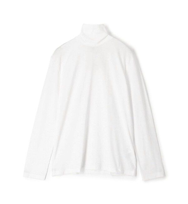 TOMORROWLAND BUYING WEAR「SUNSPEL MTSH0197 コットンタートルネック ロングスリーブTシャツ」|Tシャツ・カットソー|11 WHITE