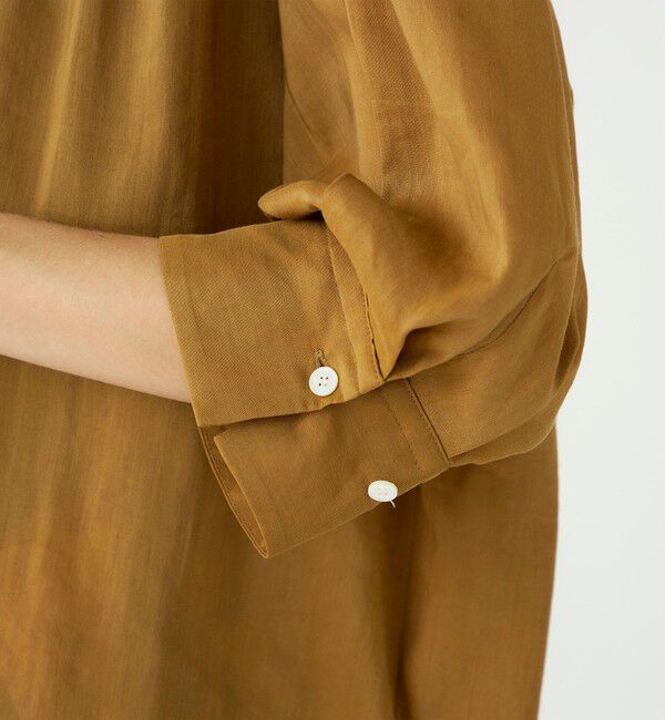 Ballsey「スムースラミー ハーフスリーブブラウス」|シャツ・ブラウス|