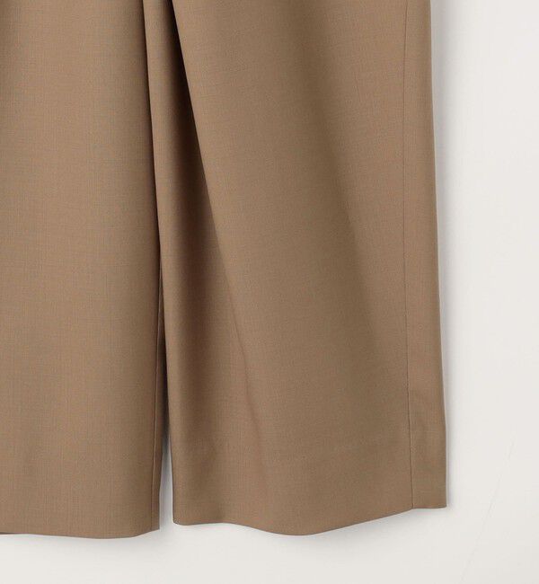 CABaN「ウールトロピカル ラップパンツ」|チノ|