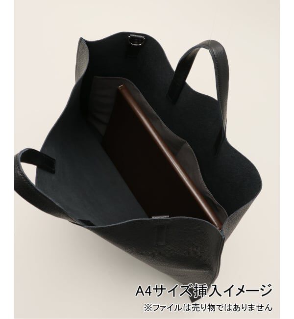  「【blancle/ ブランクレ】S.LEATHER FLAT TOTE」|トートバッグ|