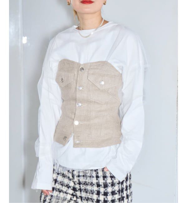  「TANAKA BUSTIER ST-157-26-LI：ビスチェ」|シャツ・ブラウス|