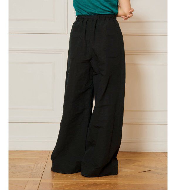 IENA LA BOUCLE「IENA LA BOUCLE コットンリネンスラブワイドパンツ」|その他|