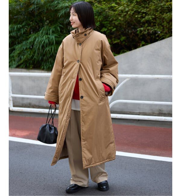 SLOBE IENA「撥水中綿ステンカラーコート」|ステンカラーコート|