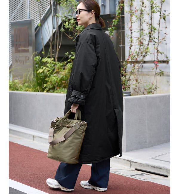 SLOBE IENA「撥水中綿ステンカラーコート」|ステンカラーコート|