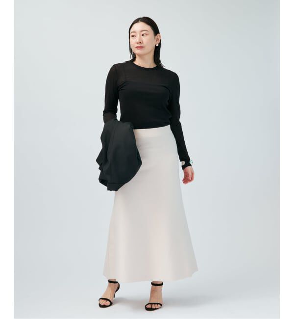 VERMEIL par iena「シアーフライス クルーネックロングスリーブプルオーバー」|Tシャツ・カットソー|