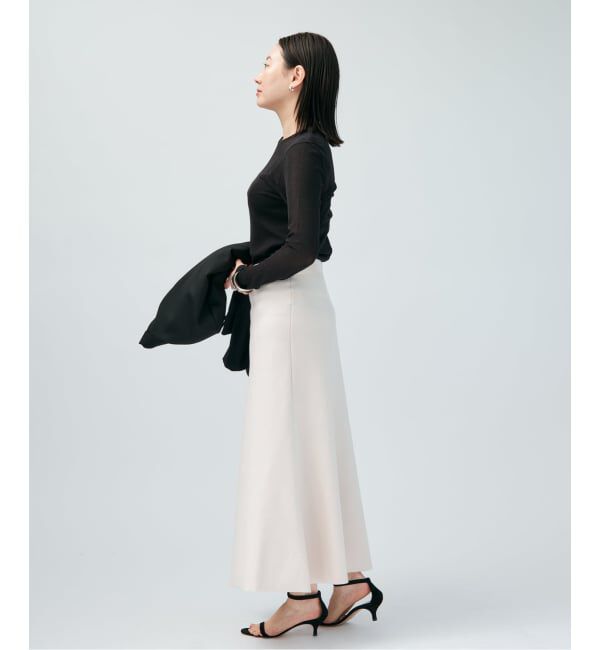 VERMEIL par iena「シアーフライス クルーネックロングスリーブプルオーバー」|Tシャツ・カットソー|