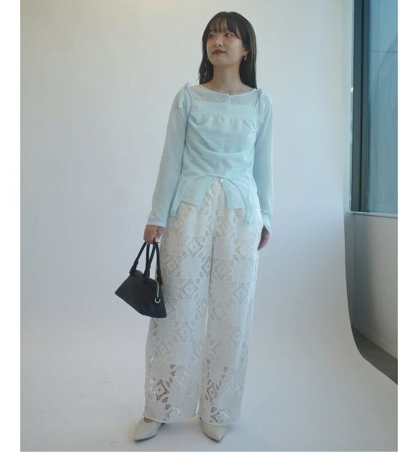 SLOBE IENA「tyn.TGOR/トゴール SLOBE別注 タンクセットカーディガン」|カーディガン|