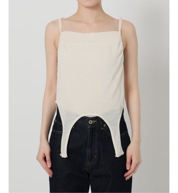 SLOBE IENA「tyn.TGOR/トゴール SLOBE別注 タンクセットカーディガン」|カーディガン|