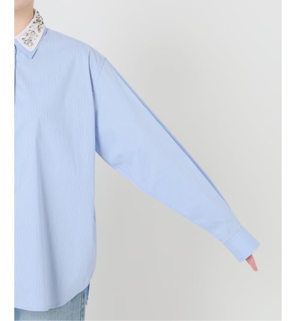 IENA「2wayビジュークレリックシャツ」|シャツ・ブラウス|